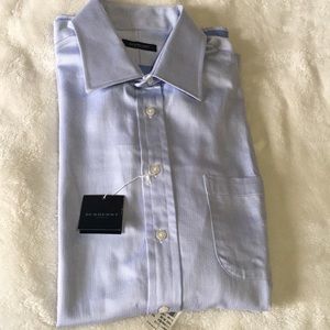 NWT Burberry London Men’s button up dress shirt